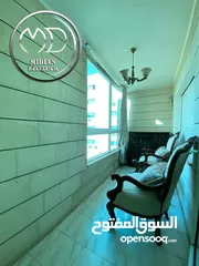  19 شقة مفروشة للبيع الرابية مساحة 145م طابق ثالث تشطيبات و فرش سوبر ديلكس تصلح للاستثمار بسعر مميز جداً