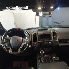  20 فورد رابتر أصلي للبيع للجادين فقط بسعر مناسب  F150  2018 أزرق جنط بي دلك فل بنوراما