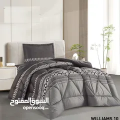  6 مجموعة WILLIAMS لحاف نفخ مفرد ونص مكون من 3 قطع لحاف نفخ دبل فيس