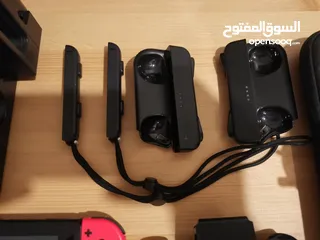  3 نينتندو سويتش مع اكسسواراته Nintendo Switch with Accessories