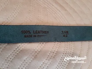  7 حزامات رجالي جلد اصلي  100%