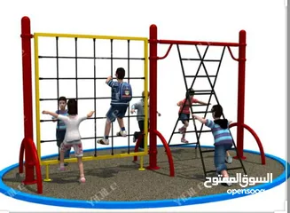  9 سلم تسلق حديد مونكي بار يتحمل 500 كيلو