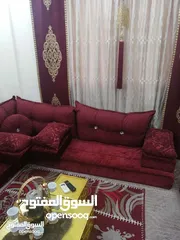  4 فراش عربي تفصيل لون خمري