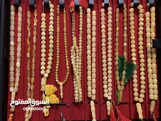  8 مسابح من الكهرمان الطبيعي / كهرب طبيعي 100/100 من اجود وارقا الخامات الطبيعيه بولوني / وكلنغرادي