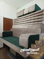  20 فراش عربي  جديد تفصيل 6 فرشات و6 مراكي و6 مساند اسفنج سكني ضغط 14 فقط