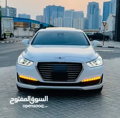  1 جينيسيس G90 2019 وارد أمريكي بريميوم فل اوبشن 6سليندر