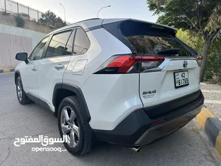  6 تويوتا راف فور ليميتد هايبرد موديل 2019 فل كامل أعلى صنف مع بانوراما للبيع