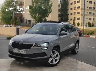  22 جيب سكودا كاروك فل كامل اضافات مع بانوراما أعلى فئة بالكاروك للبيع بسعر حرق ع الكاش