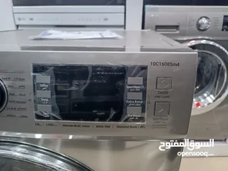  3 عرض نااار على غساله ناشيونال الكتريك 10 كيلو سلفر ستانلس ستيل 1500 دوره