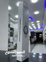  3 Samsung Watch 6 Classic 47mm Silver  سامسونج واتش 6 كلاسيك 47مم لون سلفر  جديدة متوفرة الام (^_^)