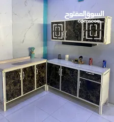  4 كاونتر المنيوم متر ونص والتوصيل مجاني بغداد للحجز والاستفسار خاص