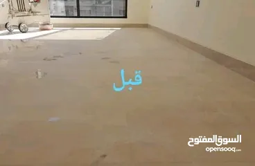  2 جلي وتلميع الرخام والبلاط المزاييك والبازلتي والصبه الا رضيه