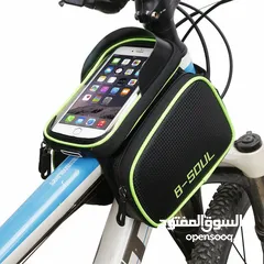  4 Bicycle bag mobile holder حقيبة الدراجة مع حاملة للهاتف