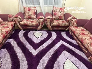  11 طقم كنب + سجاد + برداي مع جسرين