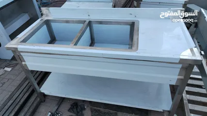  5 Table and Sink ( Stainless steel )