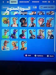  2 حساب فورت نايت فيه اكثر من +110سكنات