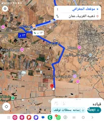  6 للبيع قطعه ارض 883 م في الذهيبه الغربيه شارعين للإستثمار العقاري او عمل مزرعه او شاليه