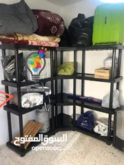  13 رفوف بلاستيكية والجودة حديدية تتحمل أوزان ثقيلة