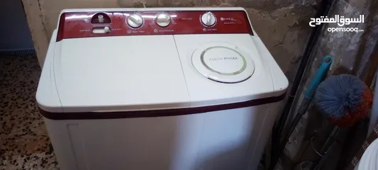  3 غسالة نوع جنيرال ديلوكس شغاله كامل 7كيلو وكاله