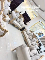  1 عروووووض طقم كنب مصري دمياطي 9مقاعد خشب زان تفصيل ومتوفر 14 مقعد