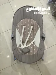  8 كرسي هزاز مع ريموت ويتحول إلى هزاز يدوي 3 في 1 /baby swing and bouncer 3in 1