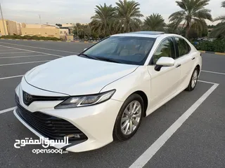  1 Toyota Camry 2019 White color