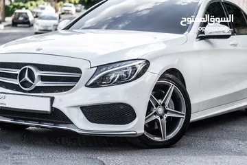  2 Mercedes C200 Amg kit 2015 مميزة جدا،  وارد و بحالة الوكالة