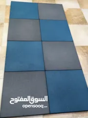  1 بلاط ربر مطاطي