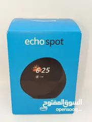 5 ALEXA Echo Spot Full sound compact smart speaker with Alexa