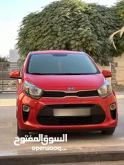  2 كيا بيكانتو 1250 سي سي - 2019 وارد الشركة - فحص 7 جيد ولا ملاحظة  لون مميز وماتور إقتصادي