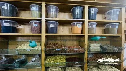  2 ديكور أثاث محل تاجر مكسرات نابلس