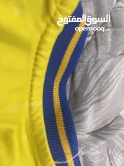  10 قميص نادي النصر السعودي اصلي 100٪ليس عليه شئ طباعة ومن ادداس وعليه ضمان يومان