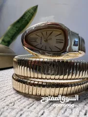  2 ساعات (bvlgari snake watch) بولغاري الأفعى بعدة الوان وتصاميم مميزة الساعات كوبي ماستر هاي كوالتي