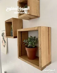  6 رفوف ديكورات طقم ثلاث قطع فقط5
