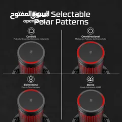  2 مايكروفون احترافي - جديد -  HyperX Quadcast 2 هايبر اكس كواد كاست 2