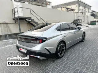  1 Hyundai Sonata 2024 -Premium Full Option Silver - GCC Specs -Maintain with Dealer First Motor