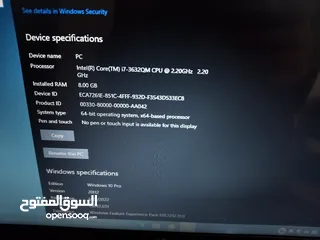  3 HP core i7 3th gen، كرت شاشة 2 قيقا