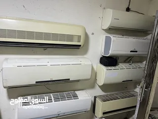  7 مكيفات بحاله الوكاله جديد ومستعمل بسعر منافس