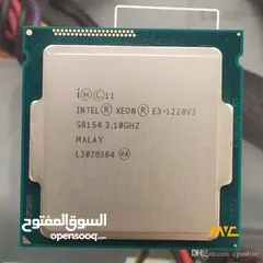  1 بروسيسورات Intel Xeon Processor E3-1220 v3