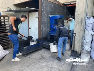  7 مصنع فحم مضغوط - للبيع أو الضمان - بسعر شيييييييل
