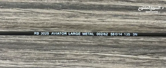  4 Ray ban aviator large metal/ black