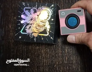  7 سماعة بلوتوث صغيرة الحجم 5 سم شحن مكبر صوت صغير صوت عالي سماعات سماعه