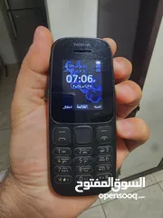  1 Nokia 105 ابو لكس مستعمل بحال الجديد