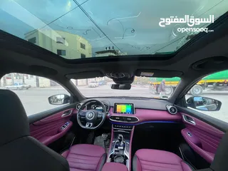  7 جيب MG EHS 2023 محرك 1600 هايبرد/plugin (( فرش جلد خمري مميز )) (( بمشي 48 كيلو علشحنه