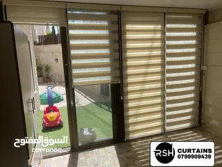  1 تفصيل و تركيب و صيانة جميع انواع ستائر الزيبرا التركية و اللنن و الرولو و جميع انواع الستائر القماش