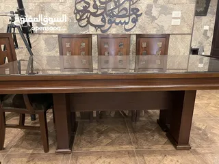  6 طاولة سفرة مكونة من 8 كراسي