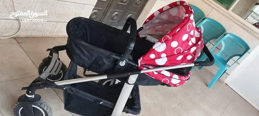  9 عربايه اطفال شبه جديده للبيع بسبب السفر