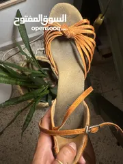  4 Professional Latin Dance Shoes Size 38 Bronze