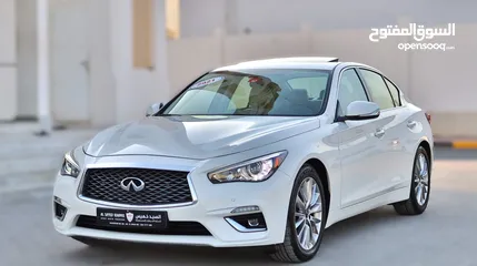  3 انفينيتي Q50 خليجي 2021 خاليه من الحوادث بحاله ممتازه