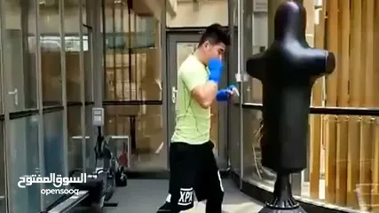  8 ستاند ملاكمة جلد طبيعي